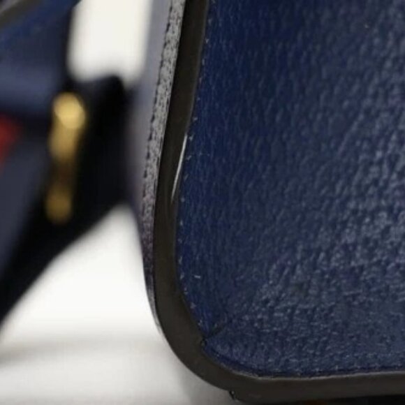 GUCCI Diana NM Bamboo Handle Tote Leather Mini - Blue - Picture 10 of 13